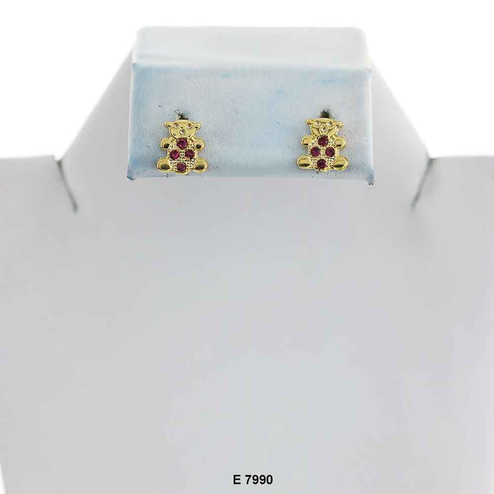 Teddy Bear Stud Earrings E 7990