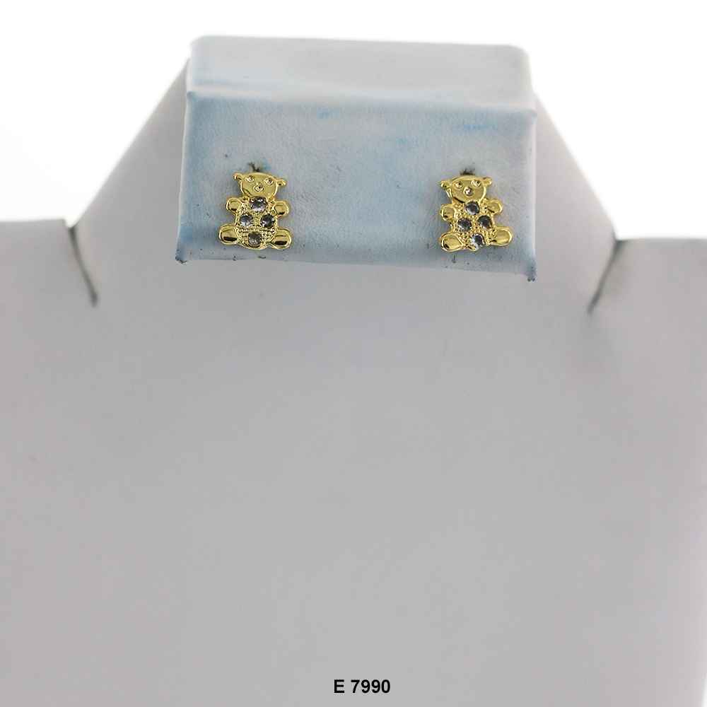 Teddy Bear Stud Earrings E 7990