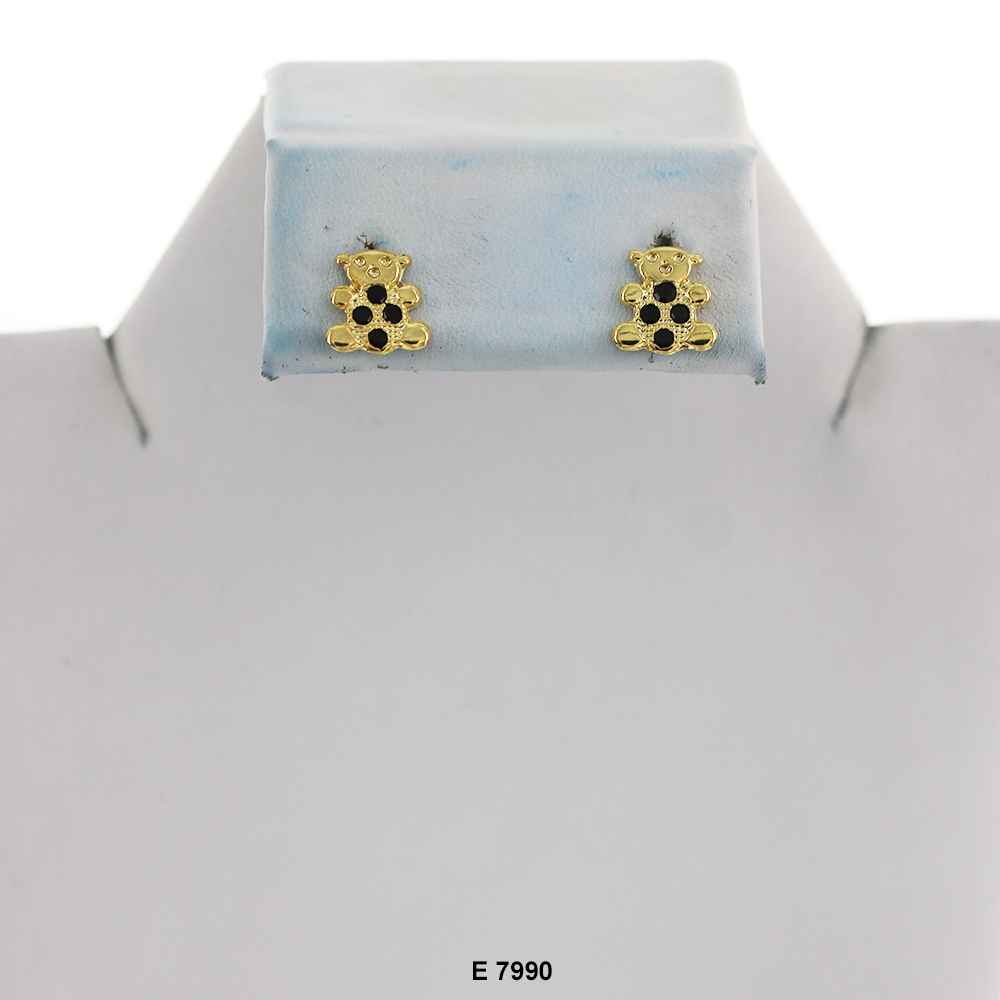 Teddy Bear Stud Earrings E 7990