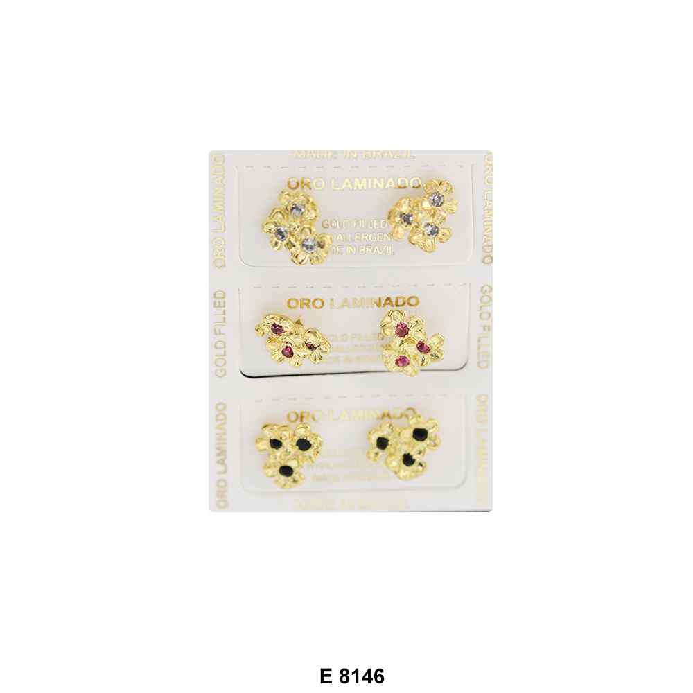 Flowers Stud Earrings E 8146