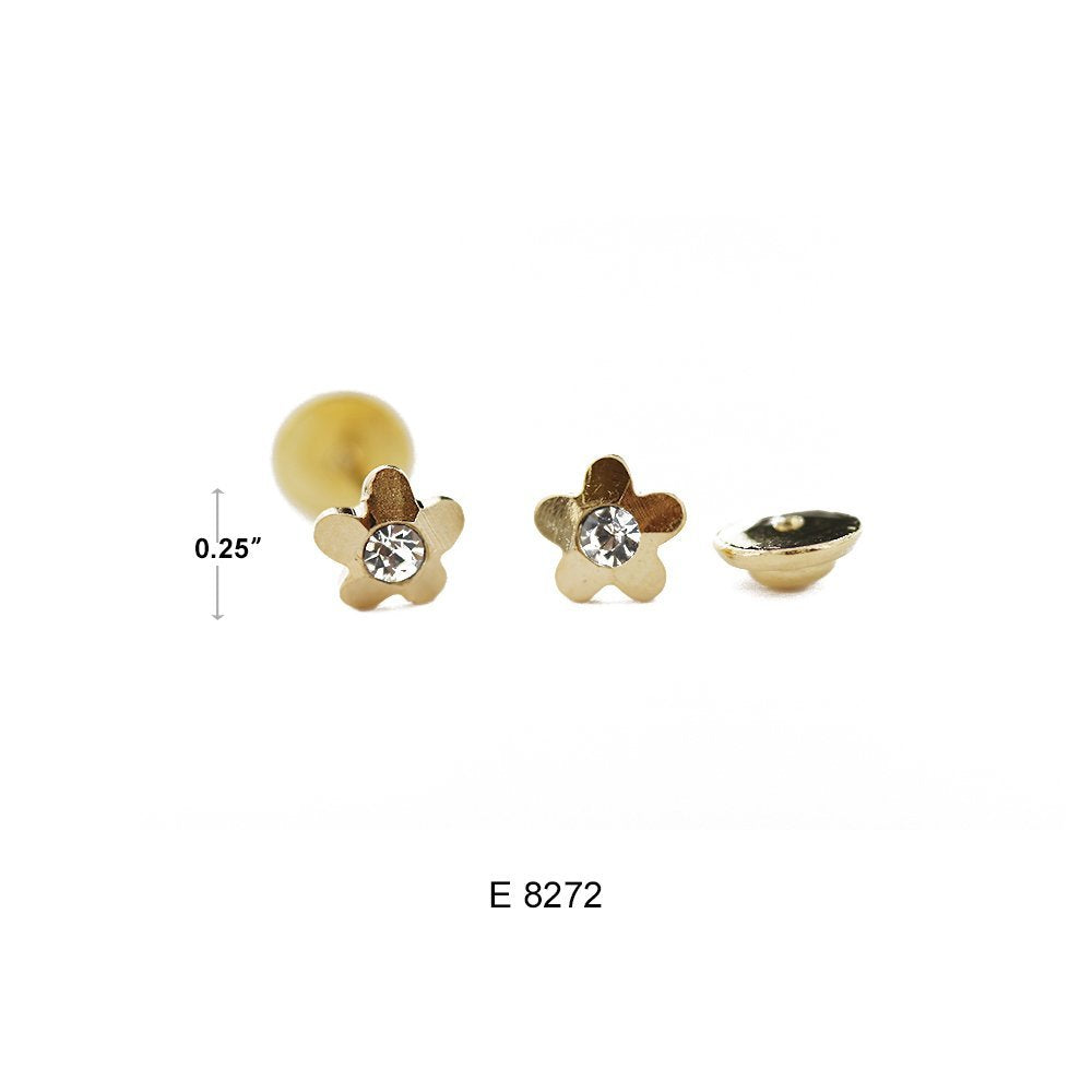 Flower Stud Earrings E 8272