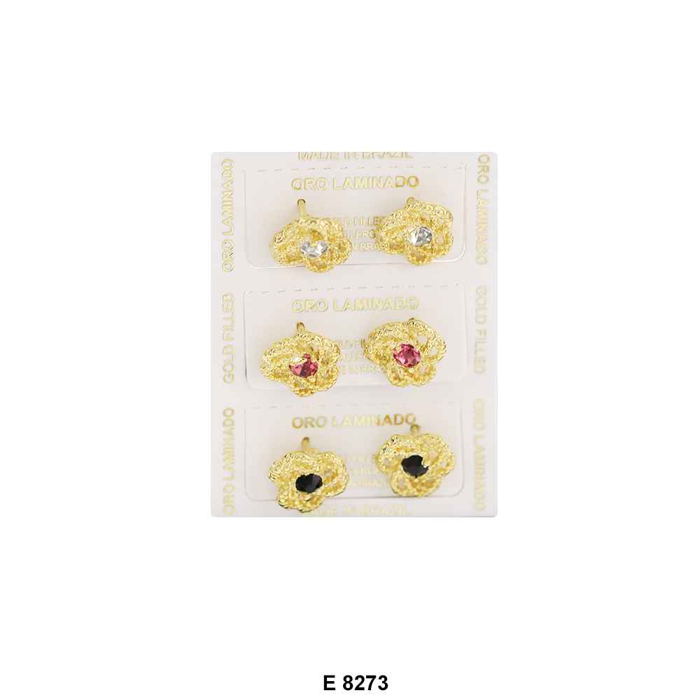 Flower Stud Earrings E 8273