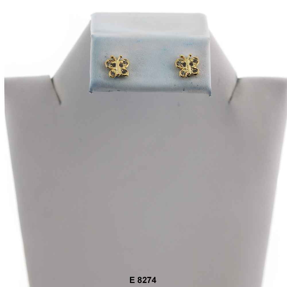 Butterfly Stud Earrings E 8274