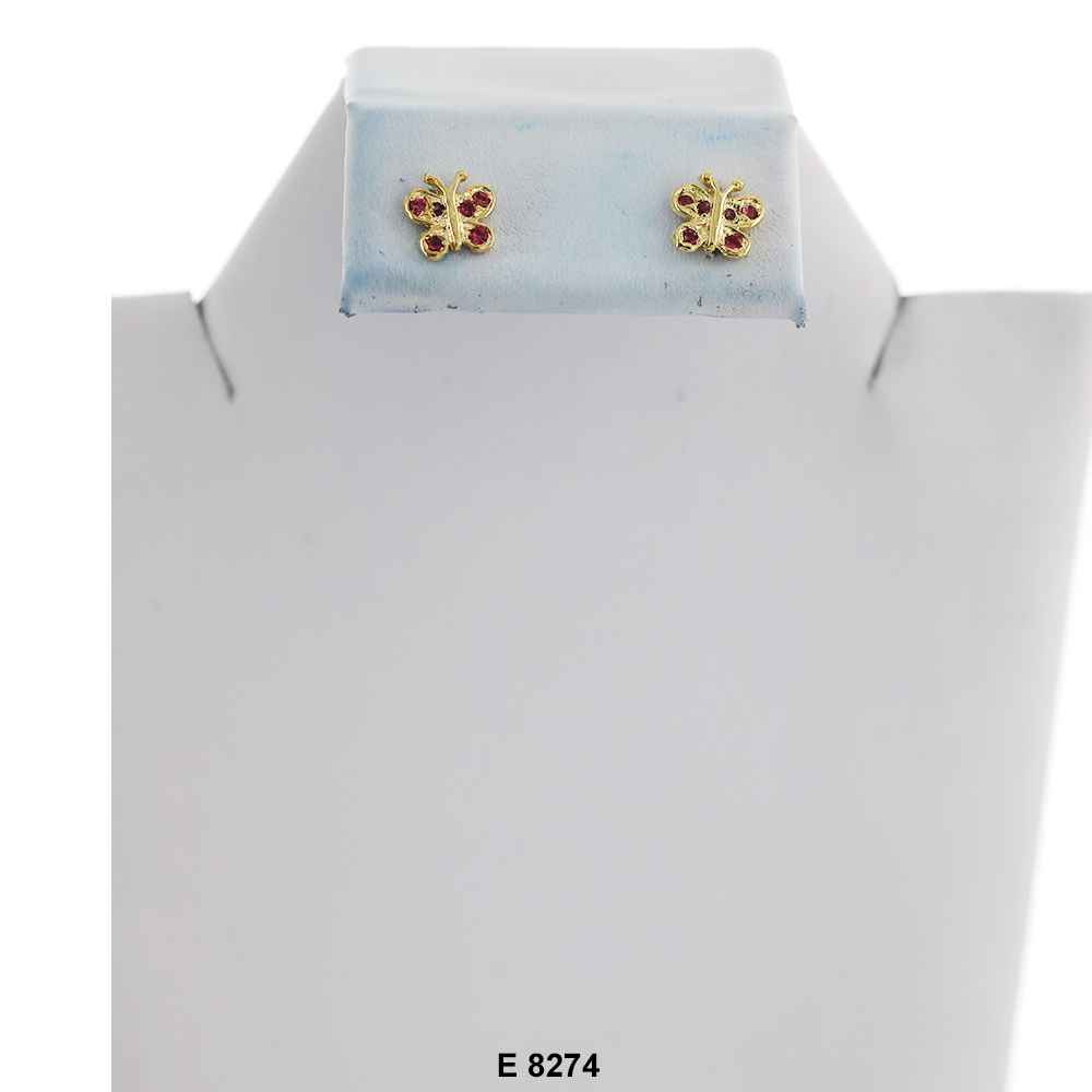 Butterfly Stud Earrings E 8274