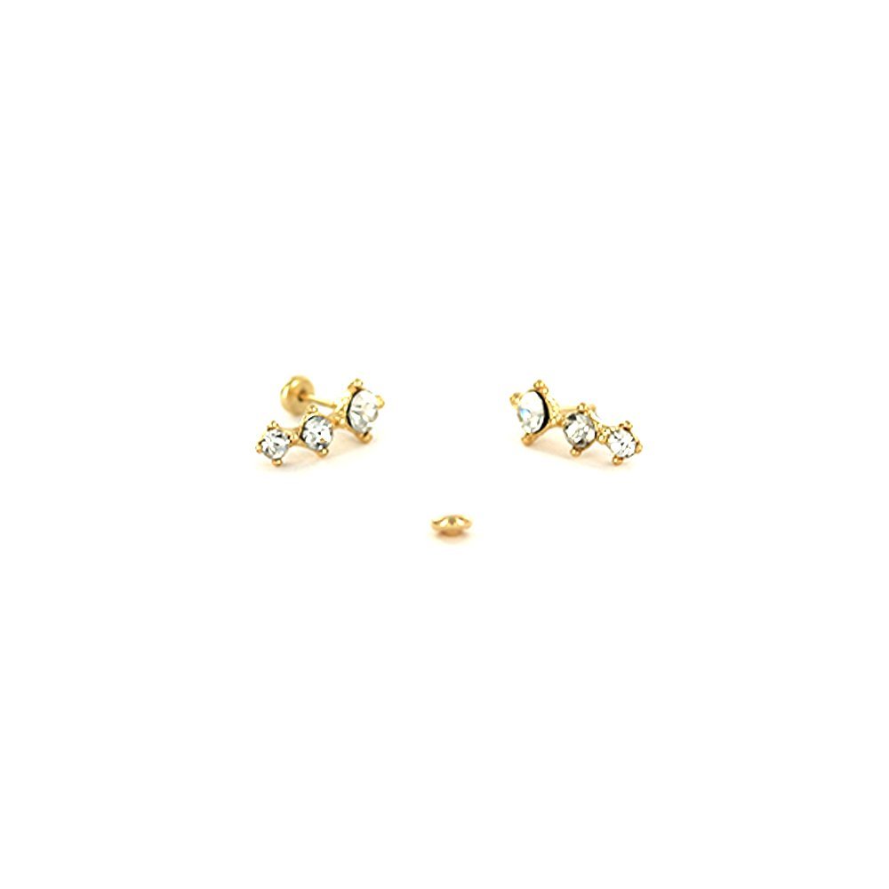 Stone Stud Earrings E 8291