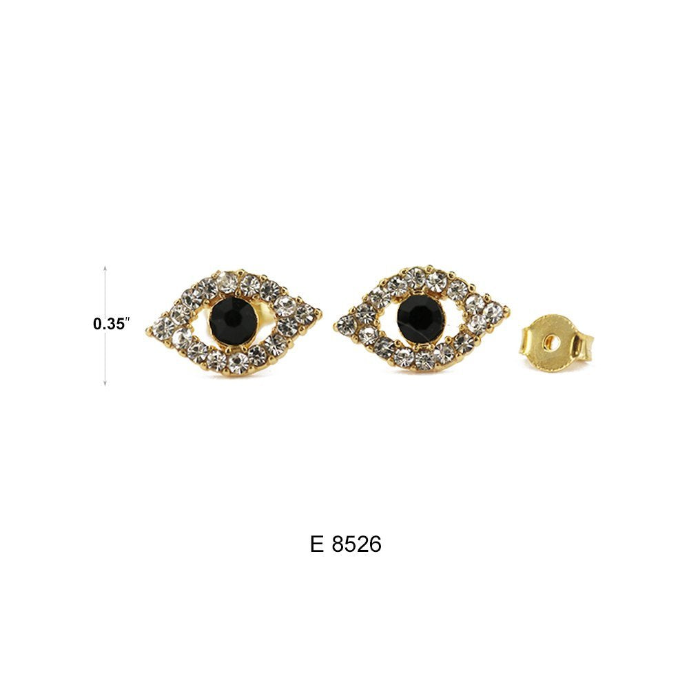 Evil Eye Stud Earrings E 8526