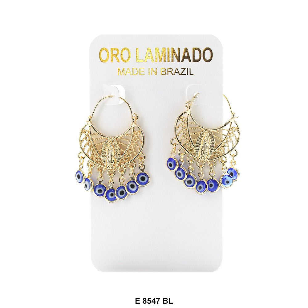 Guadalupe Filligree Evil Eye Earrings E 8547 BL