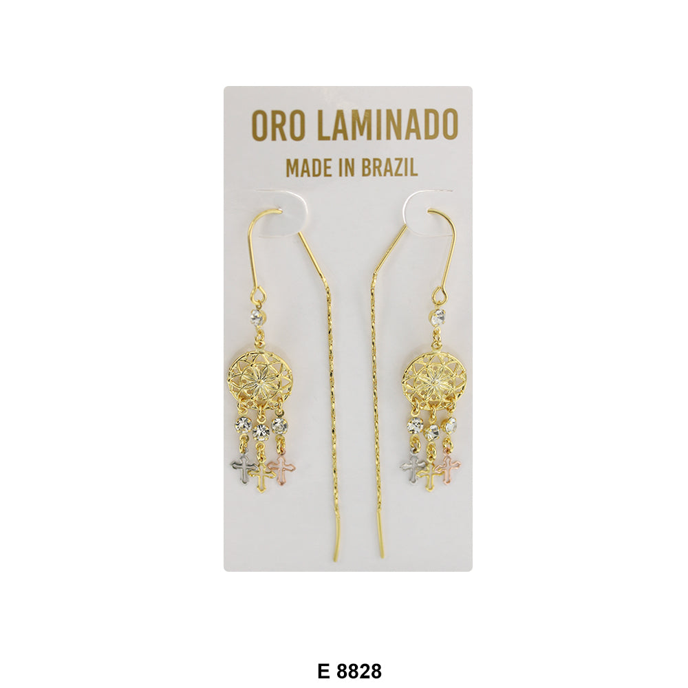 Dream Catcher Violadores Fish Hook Earrings E 8828