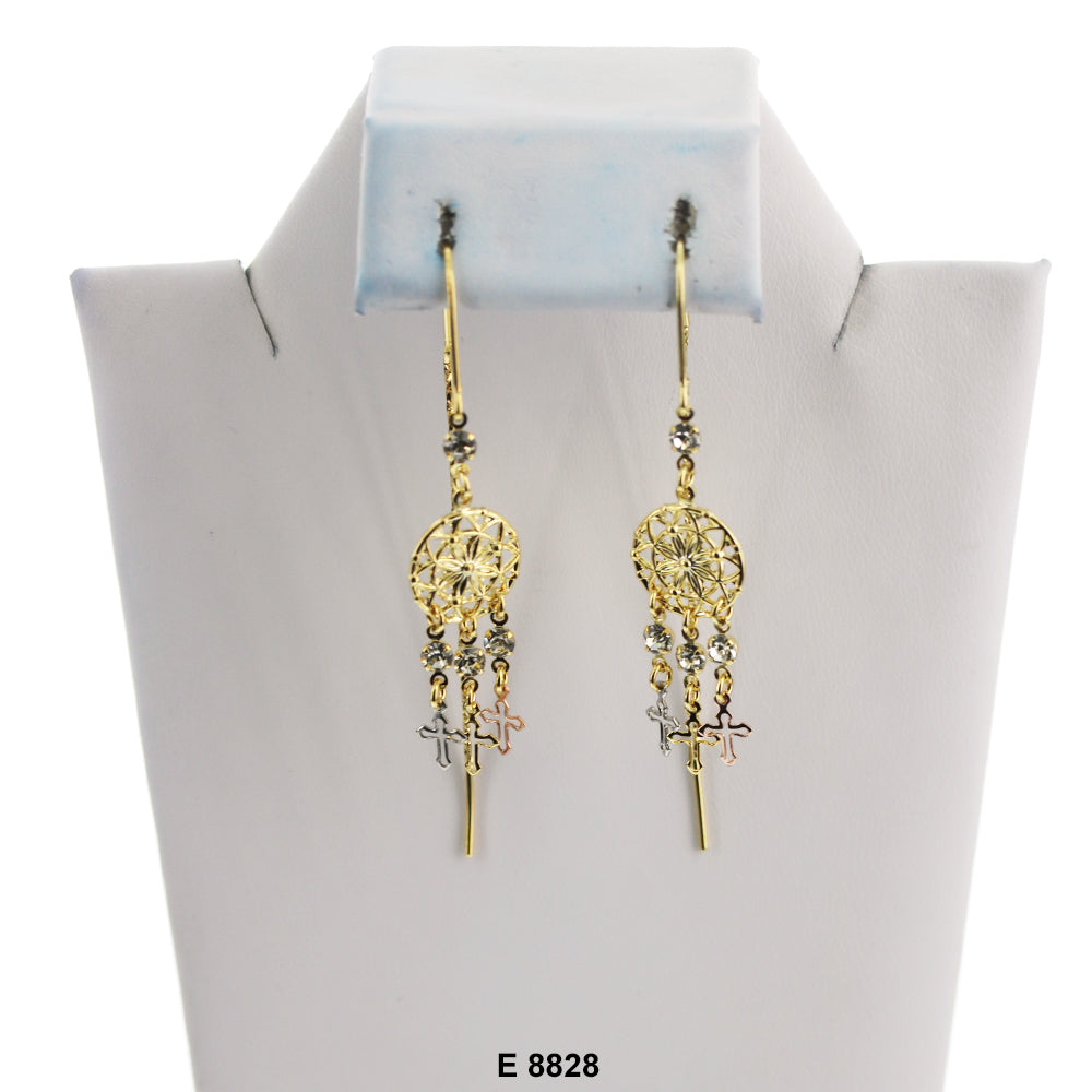 Dream Catcher Violadores Fish Hook Earrings E 8828