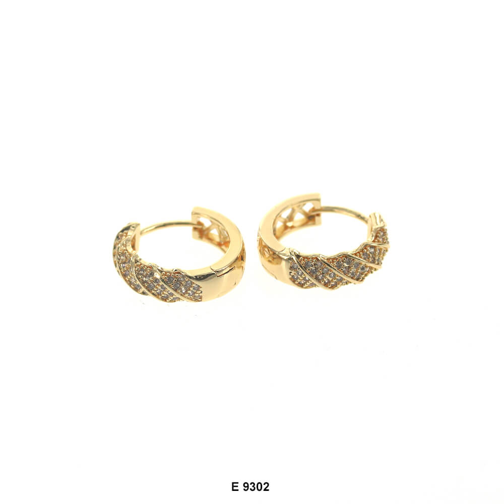 9302 CZ Hoop Huggies E 9302 – Kaashusa