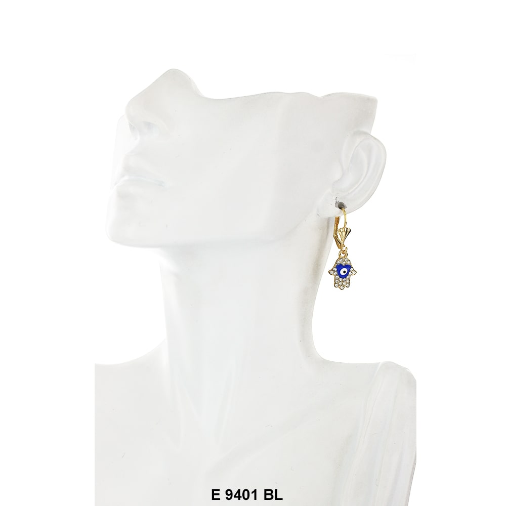 Evil Eye Earrings E 9401 BL