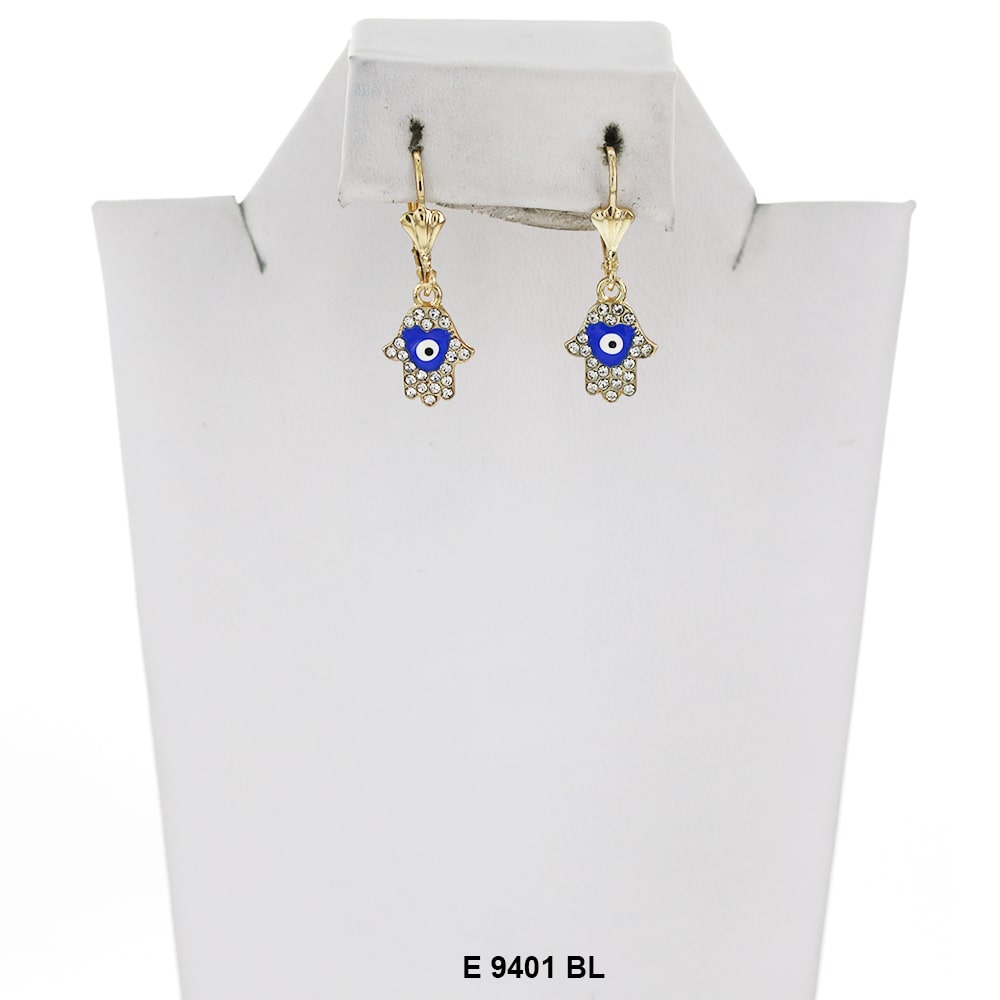 Evil Eye Earrings E 9401 BL