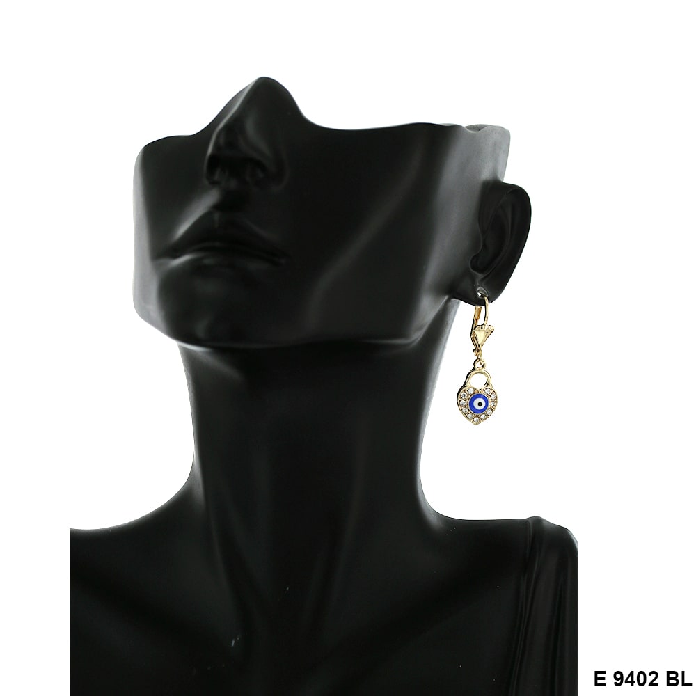 Evil Eye Earrings E 9402 BL