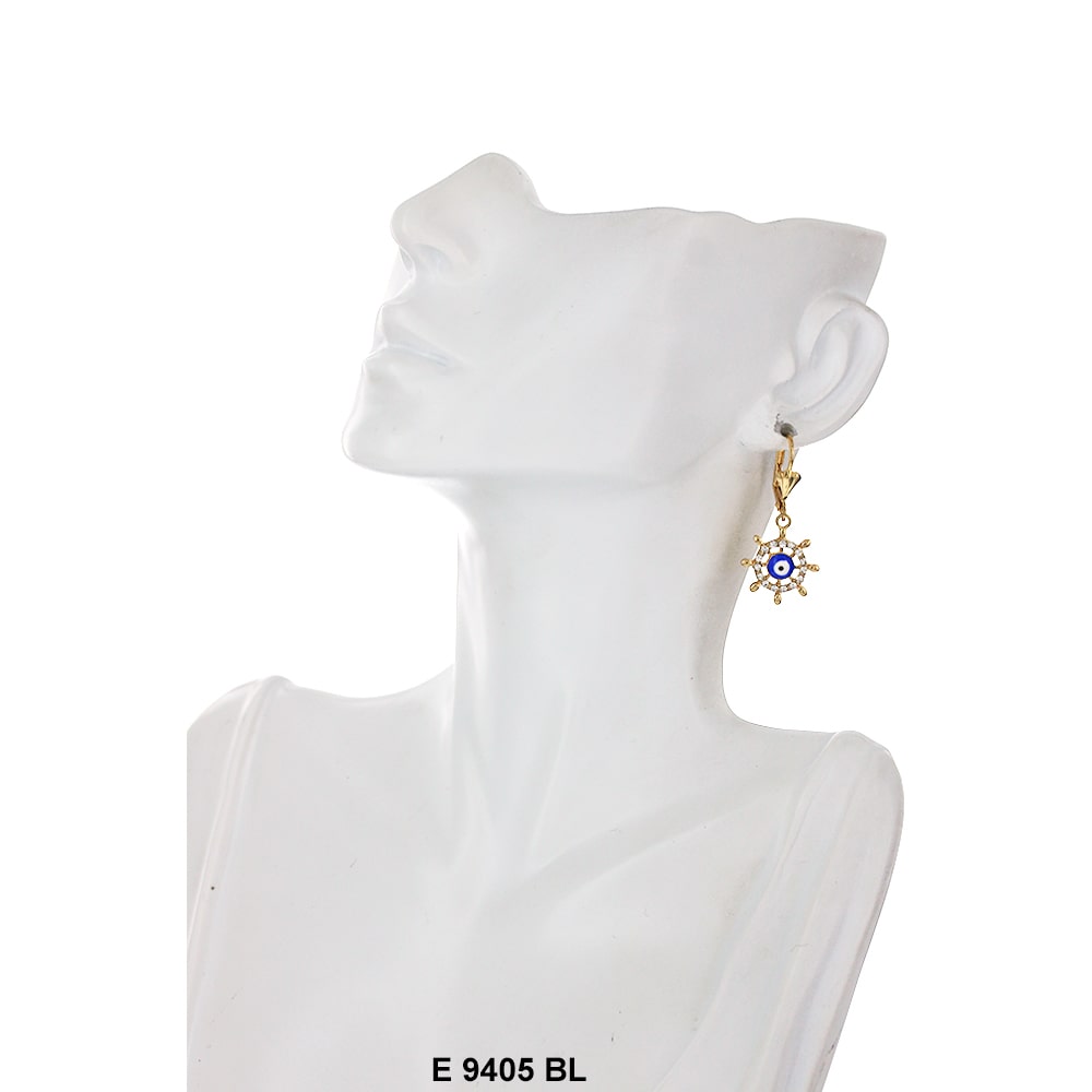 Evil Eye Earrings E 9405 BL