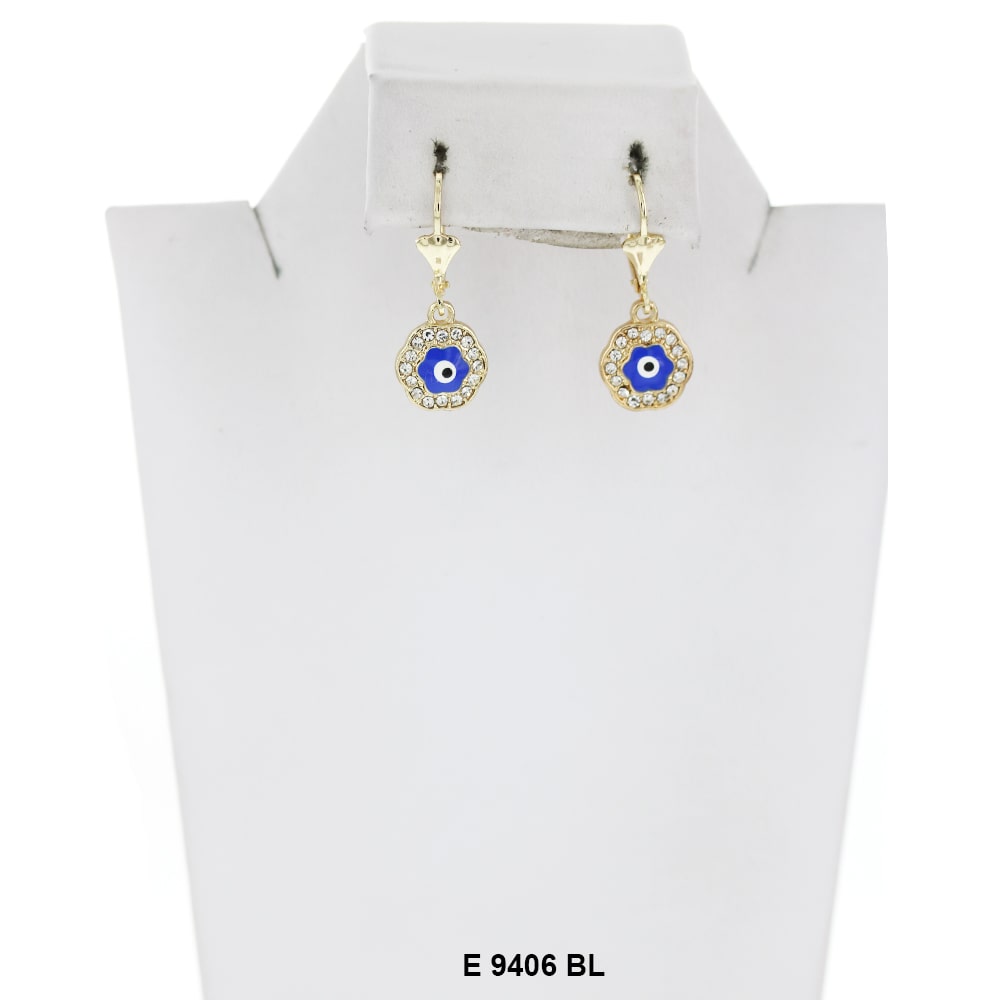 Evil Eye Earrings E 9406 BL