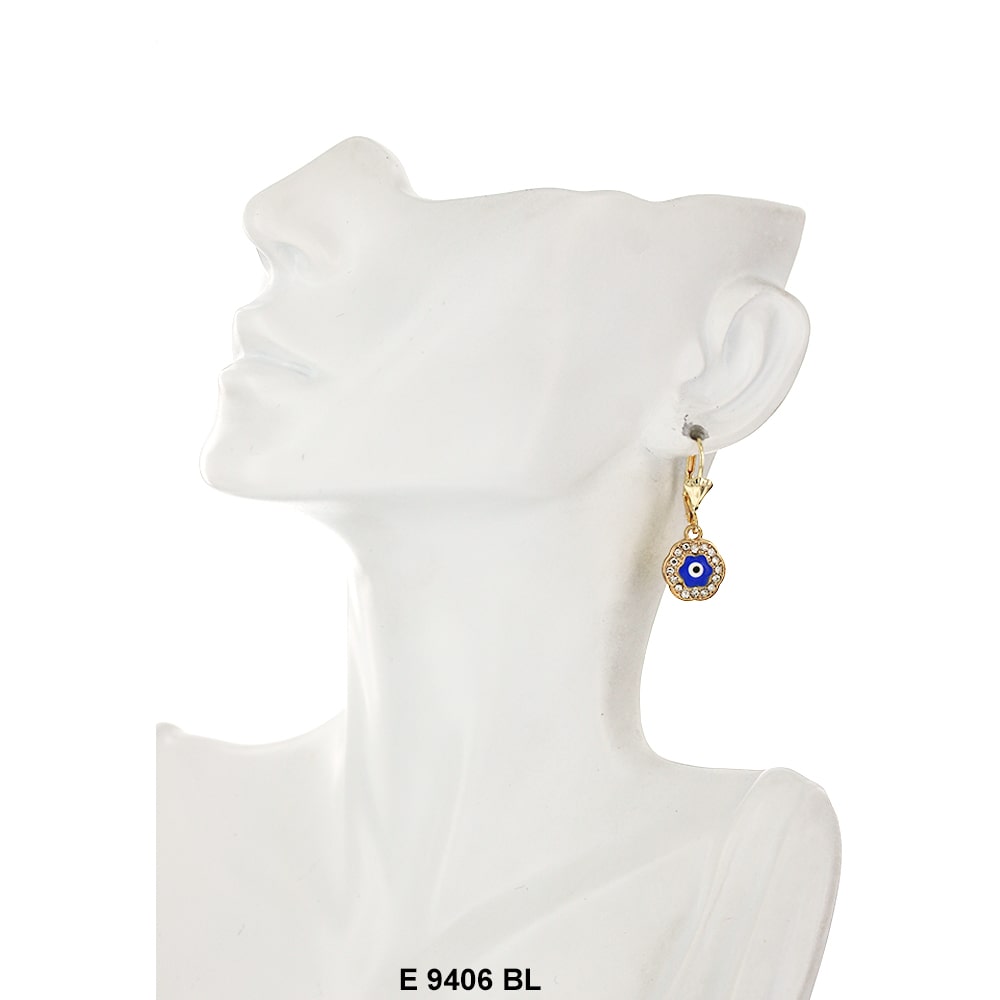 Evil Eye Earrings E 9406 BL