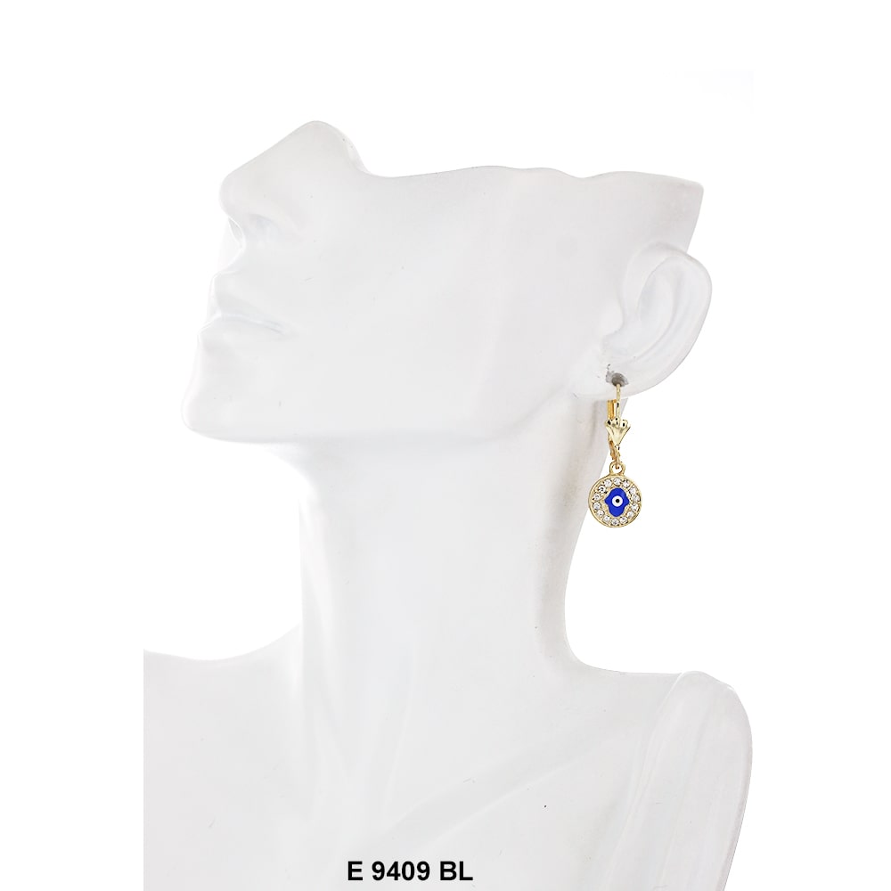 Evil Eye Earrings E 9409 BL