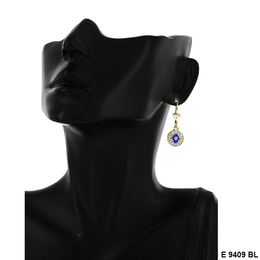 Evil Eye Earrings E 9409 BL