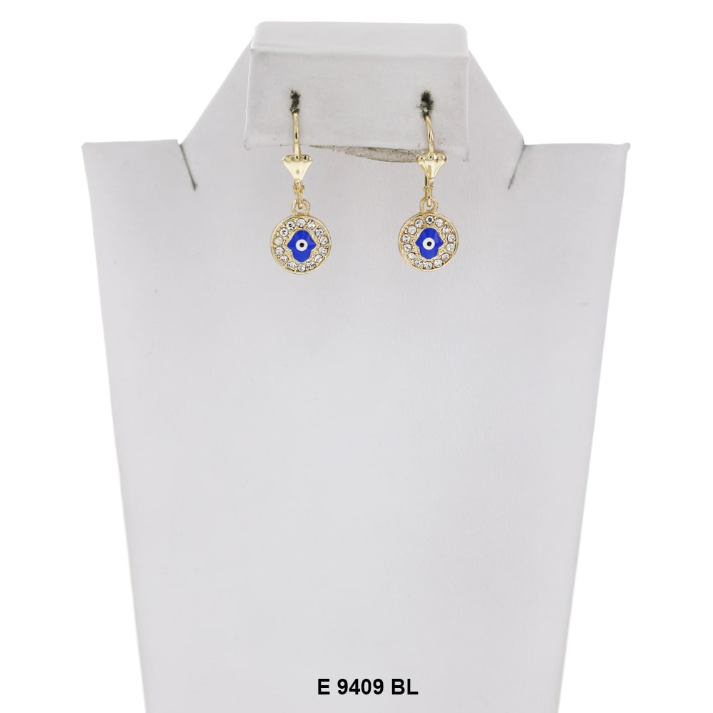 Evil Eye Earrings E 9409 BL