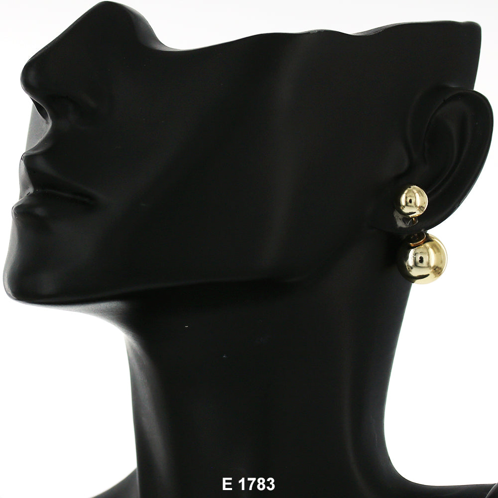 Double Ball Earrings E 1783