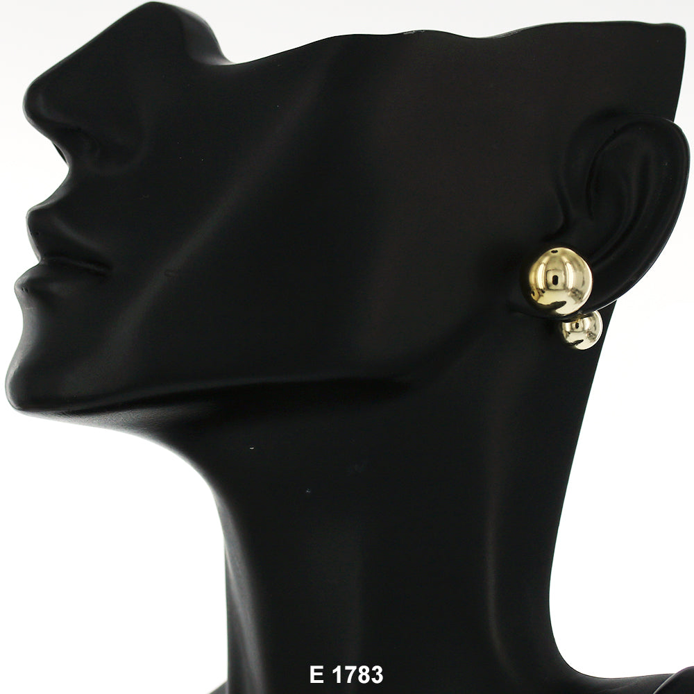 Double Ball Earrings E 1783