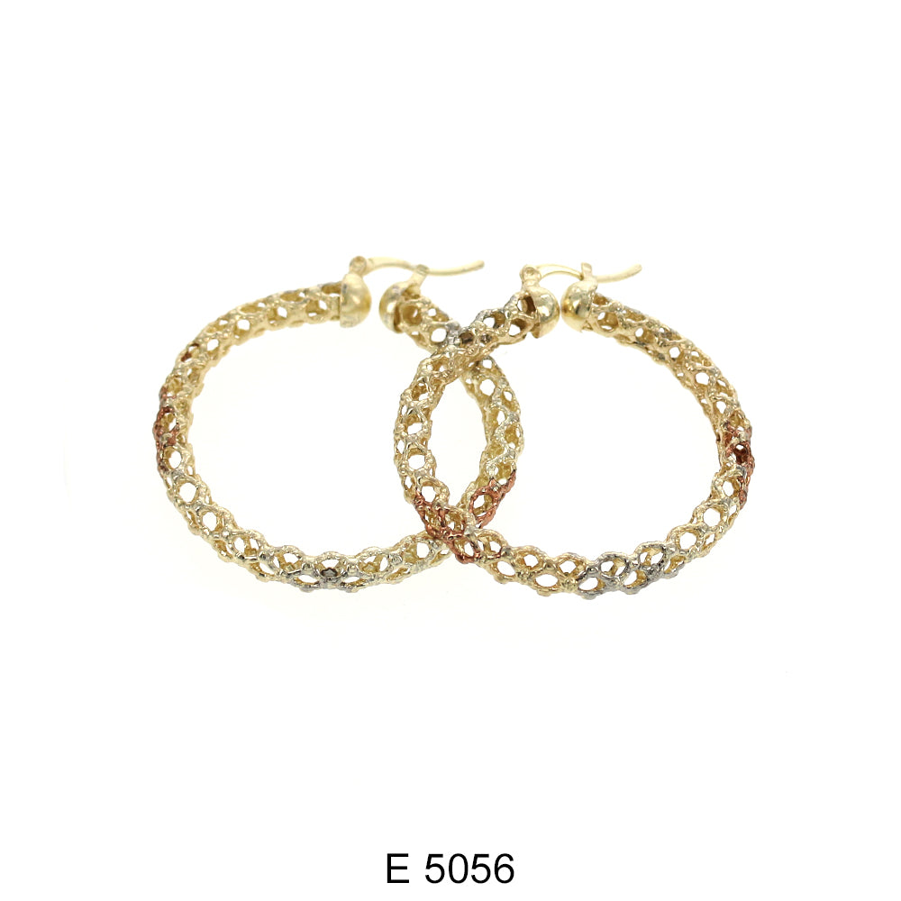 Spiral Hoop Earrings E 5056