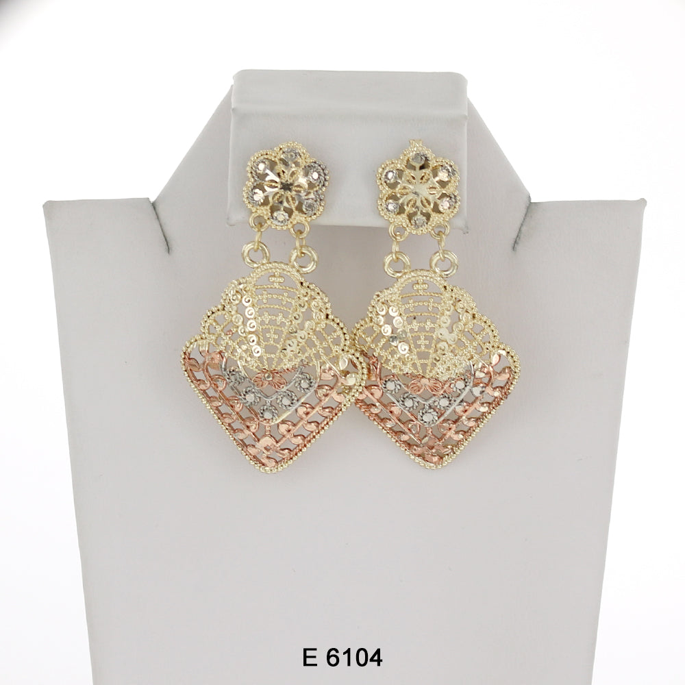 Diamond Filligree Earrings E 6104