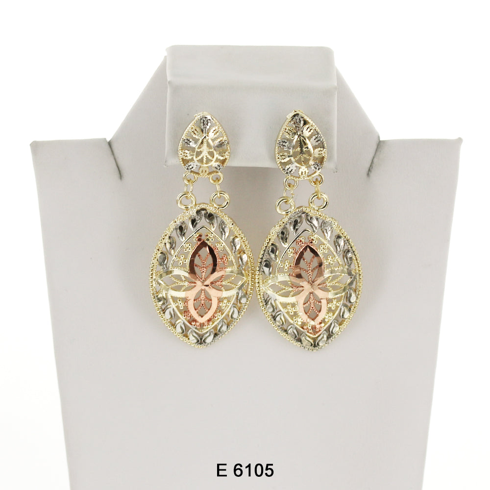 Oval Filligree Earrings E 6105