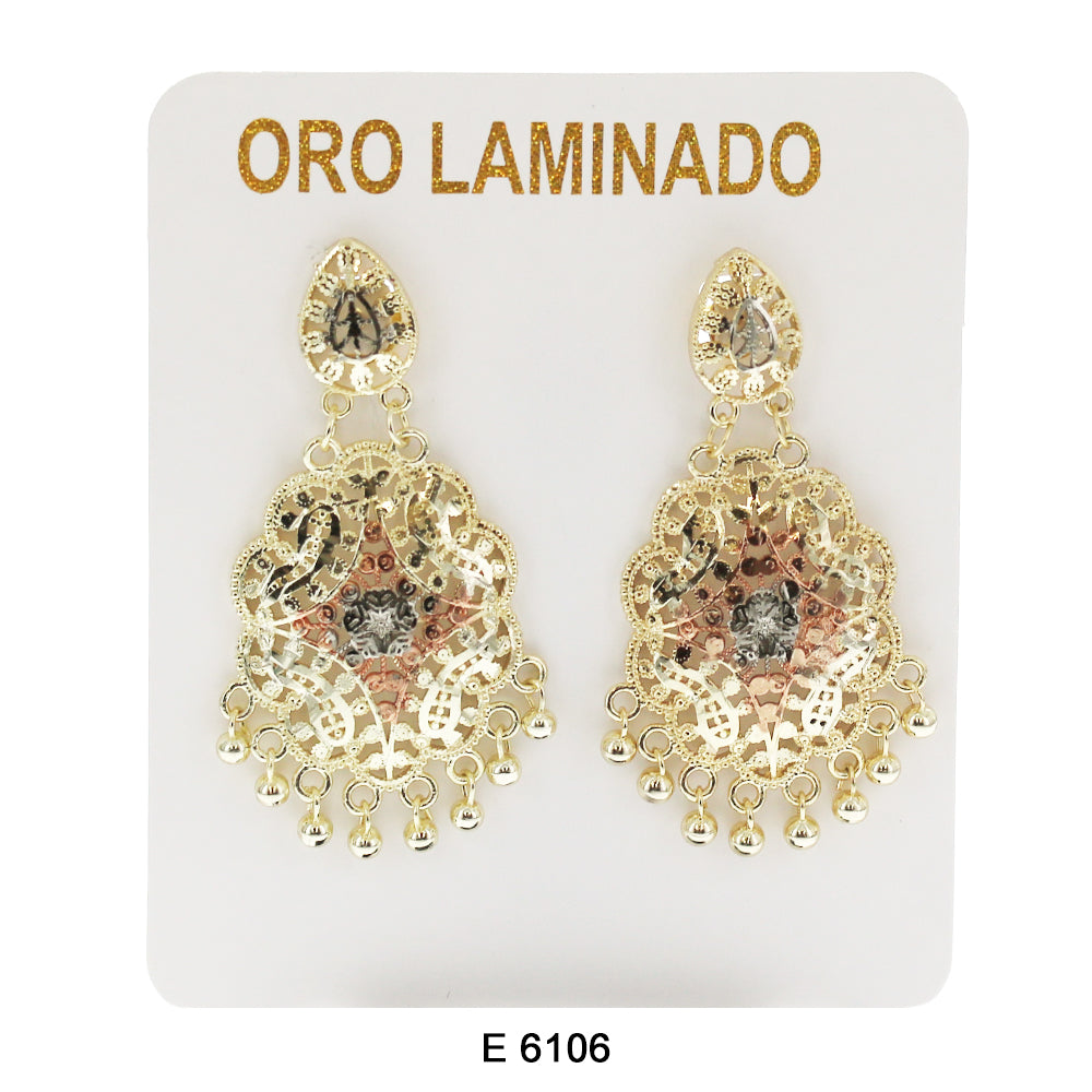 Beads Filligree Earrings E 6106