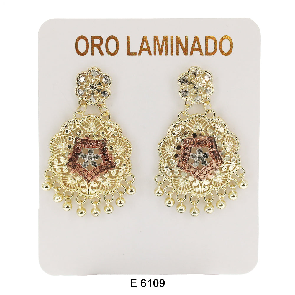 Beads Filligree Earrings E 6109