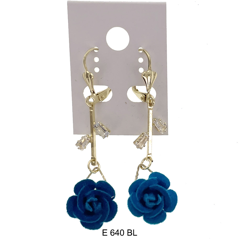 Duck Paw Earrings E 640 BL