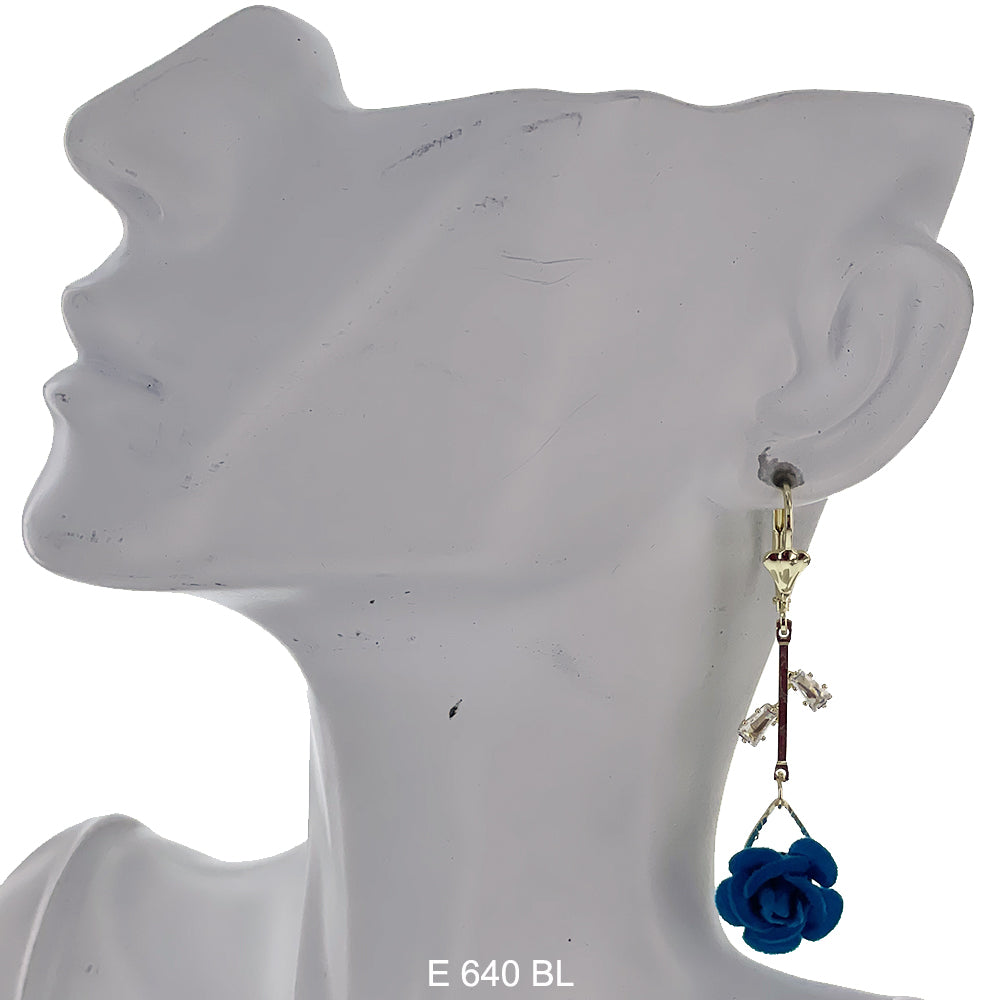 Duck Paw Earrings E 640 BL