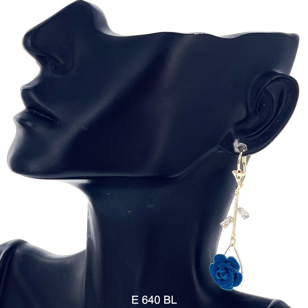 Duck Paw Earrings E 640 BL