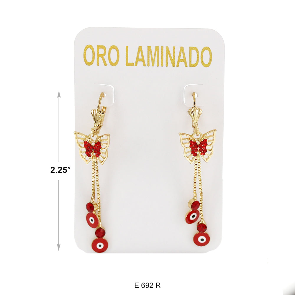 Gold Plated Earrings E 692 R