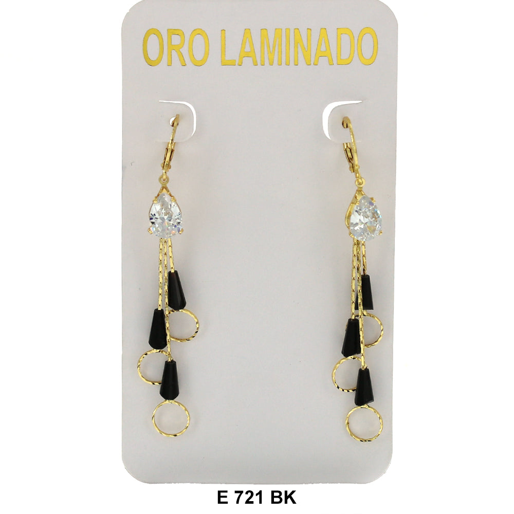 Hanging Earrings E 721 BK