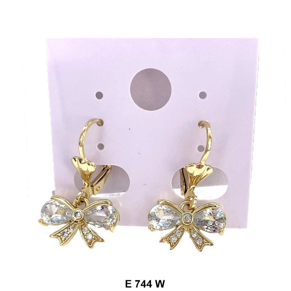 Duck Paw Earrings E 744 W