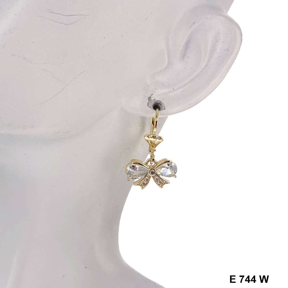 Duck Paw Earrings E 744 W