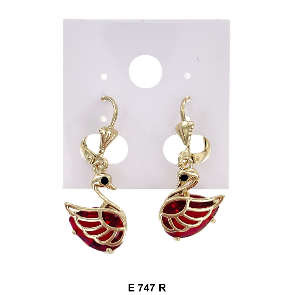 Duck Paw Earrings E 747 R