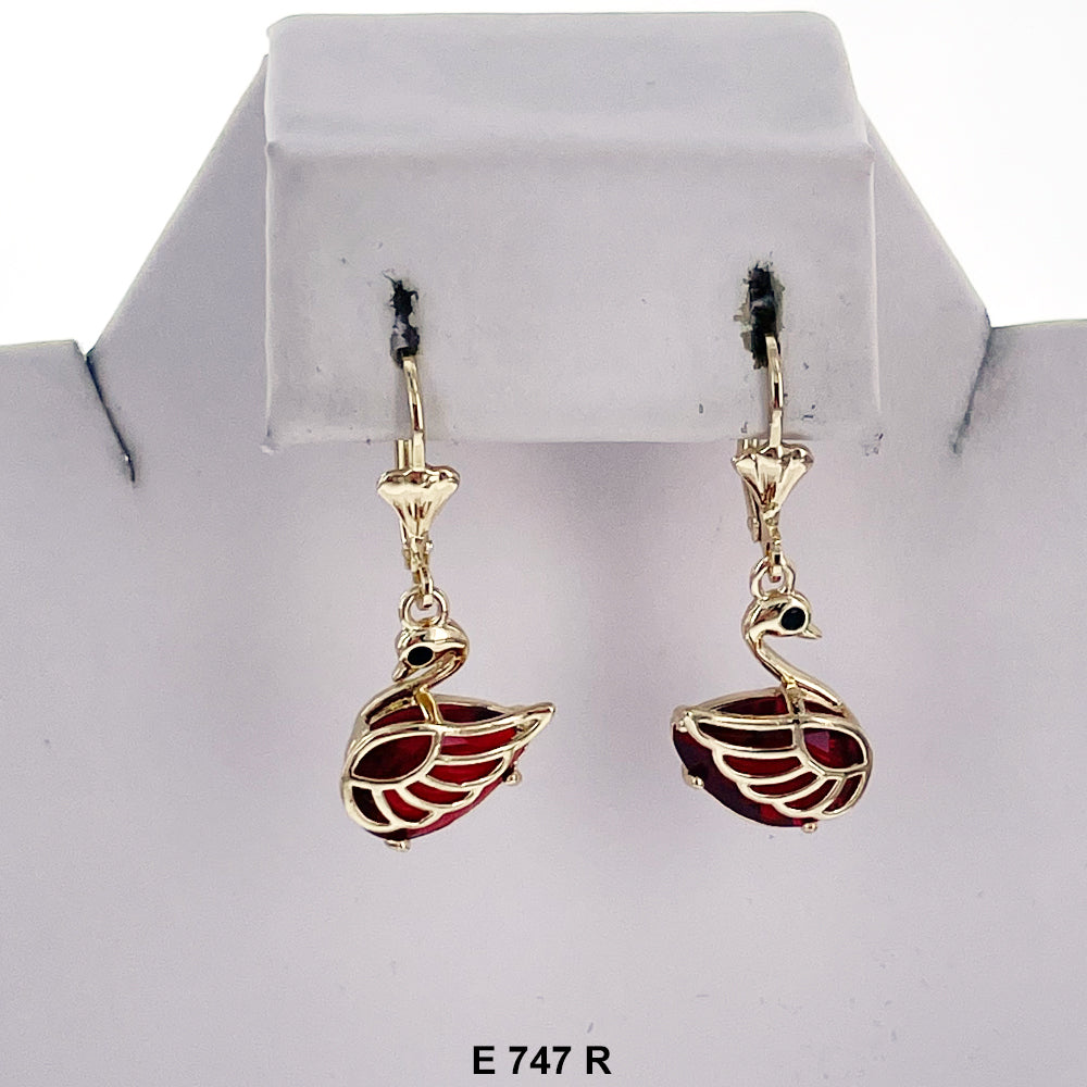 Duck Paw Earrings E 747 R