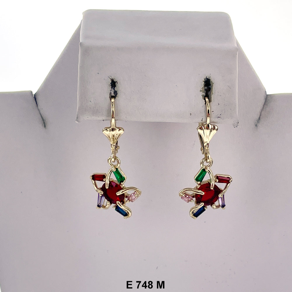 Pendientes Teléfono Doble Corazón 10 MM ET 148 A