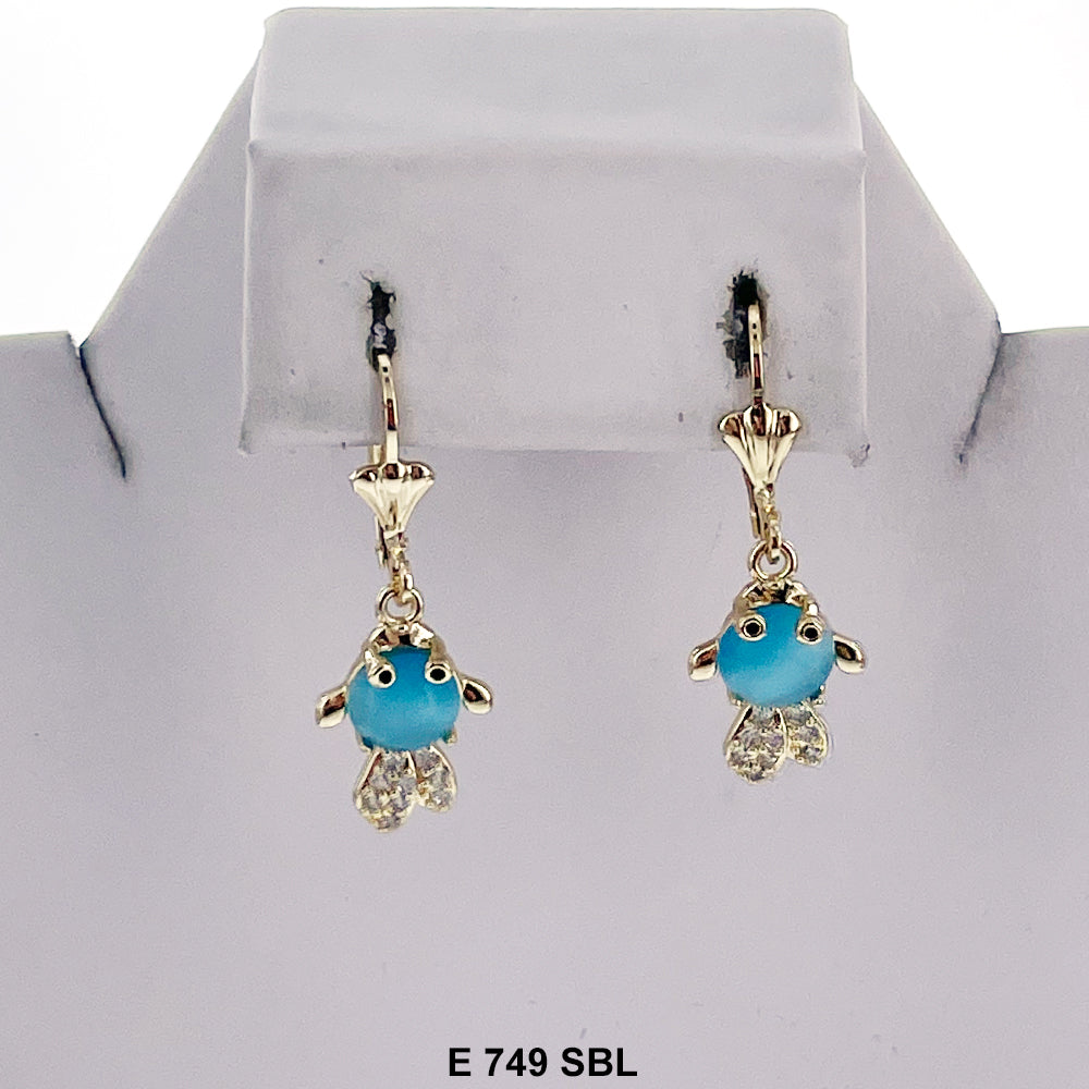 Duck Paw Earrings E 749 SBL