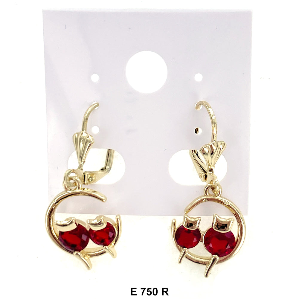 Pendientes Teléfono Doble Corazón 10 MM ET 148 A