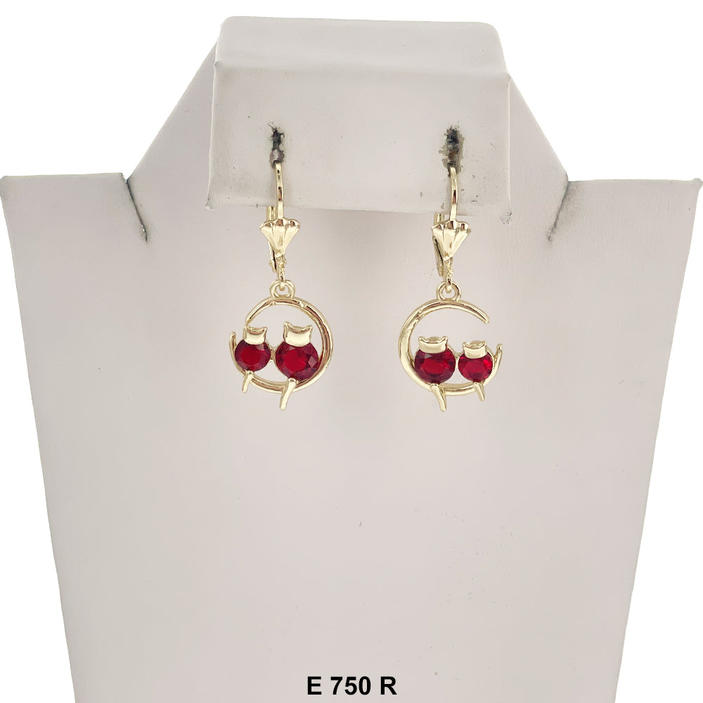 Duck Paw Earrings E 750 R