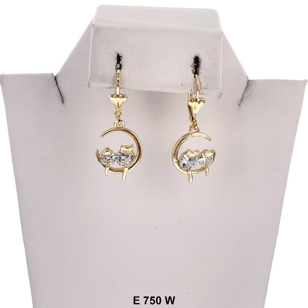 Duck Paw Earrings E 750 W