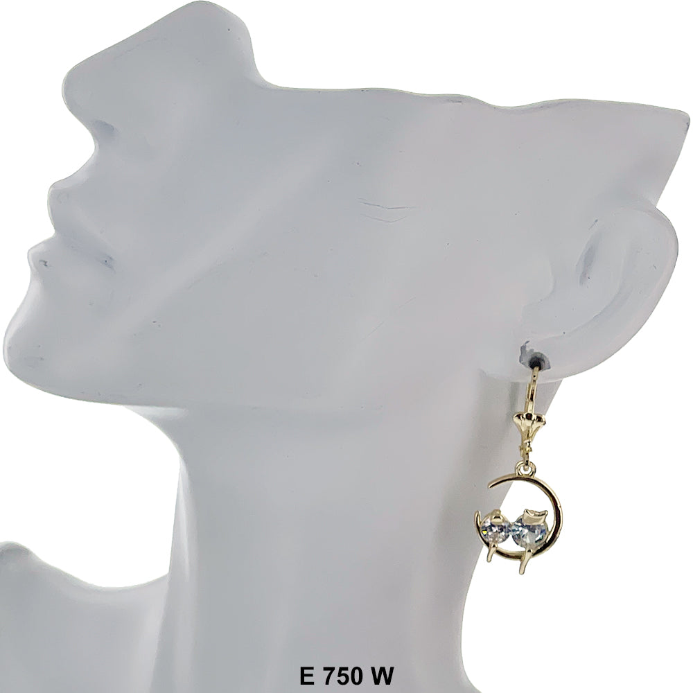 Duck Paw Earrings E 750 W