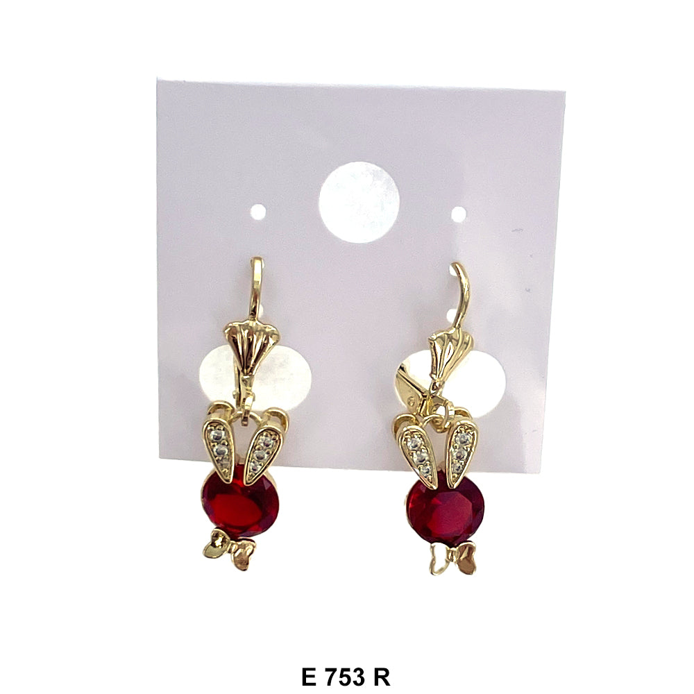 Duck Paw Earrings E 753 R