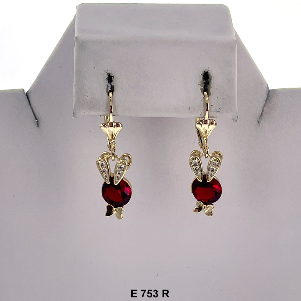 Duck Paw Earrings E 753 R