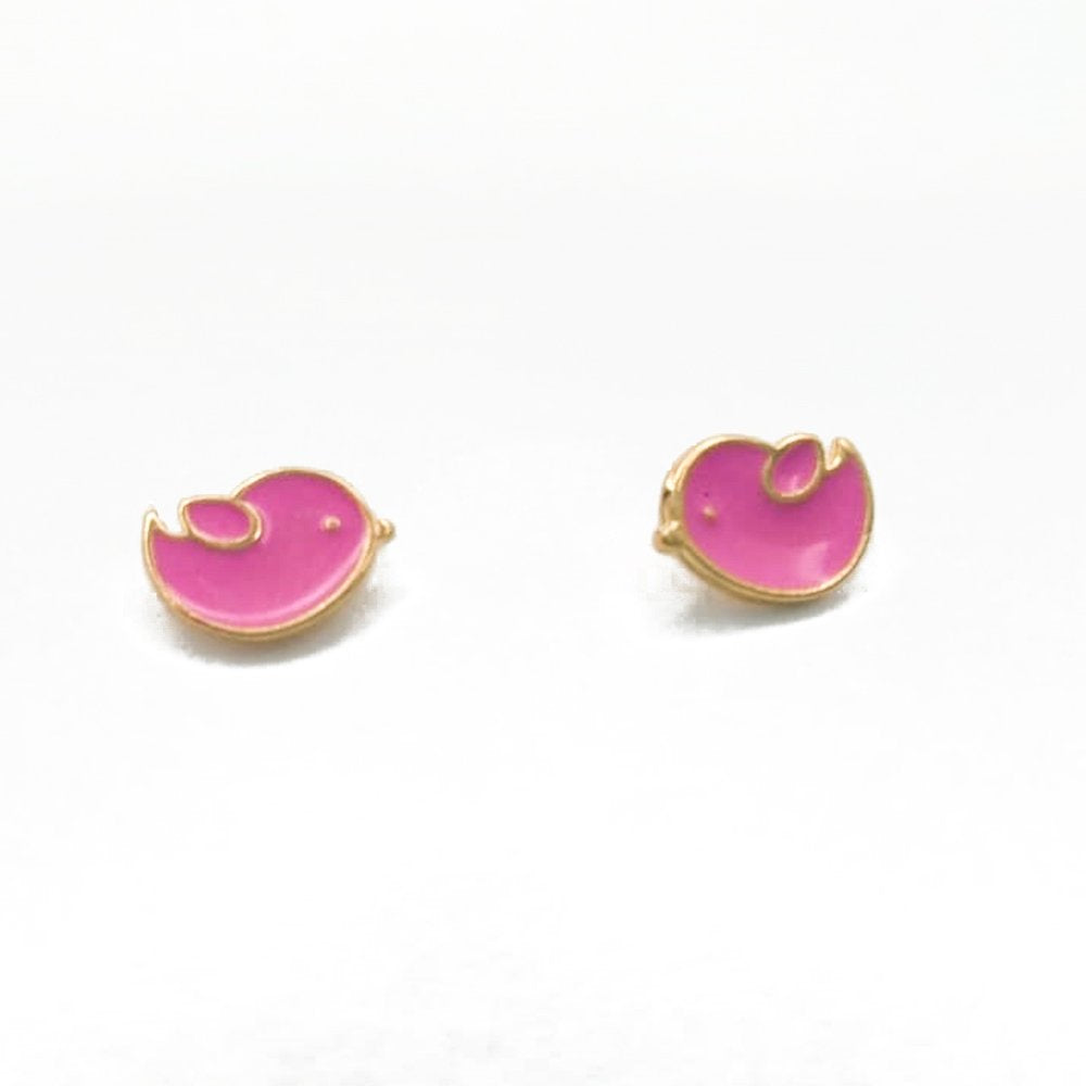 Pink Bird Stud Earrings E7762