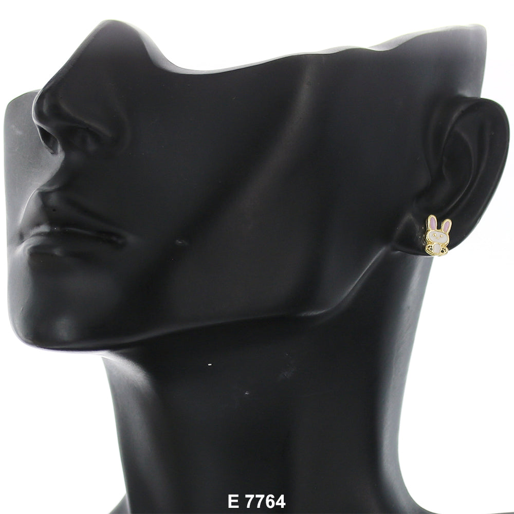 Bunny Stud Earrings E7764