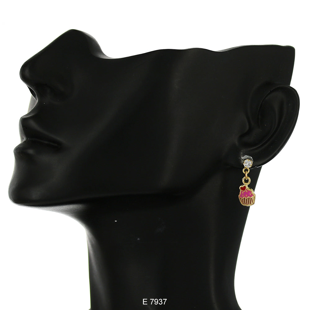 STUD EARRING CUPCAKE E 7937